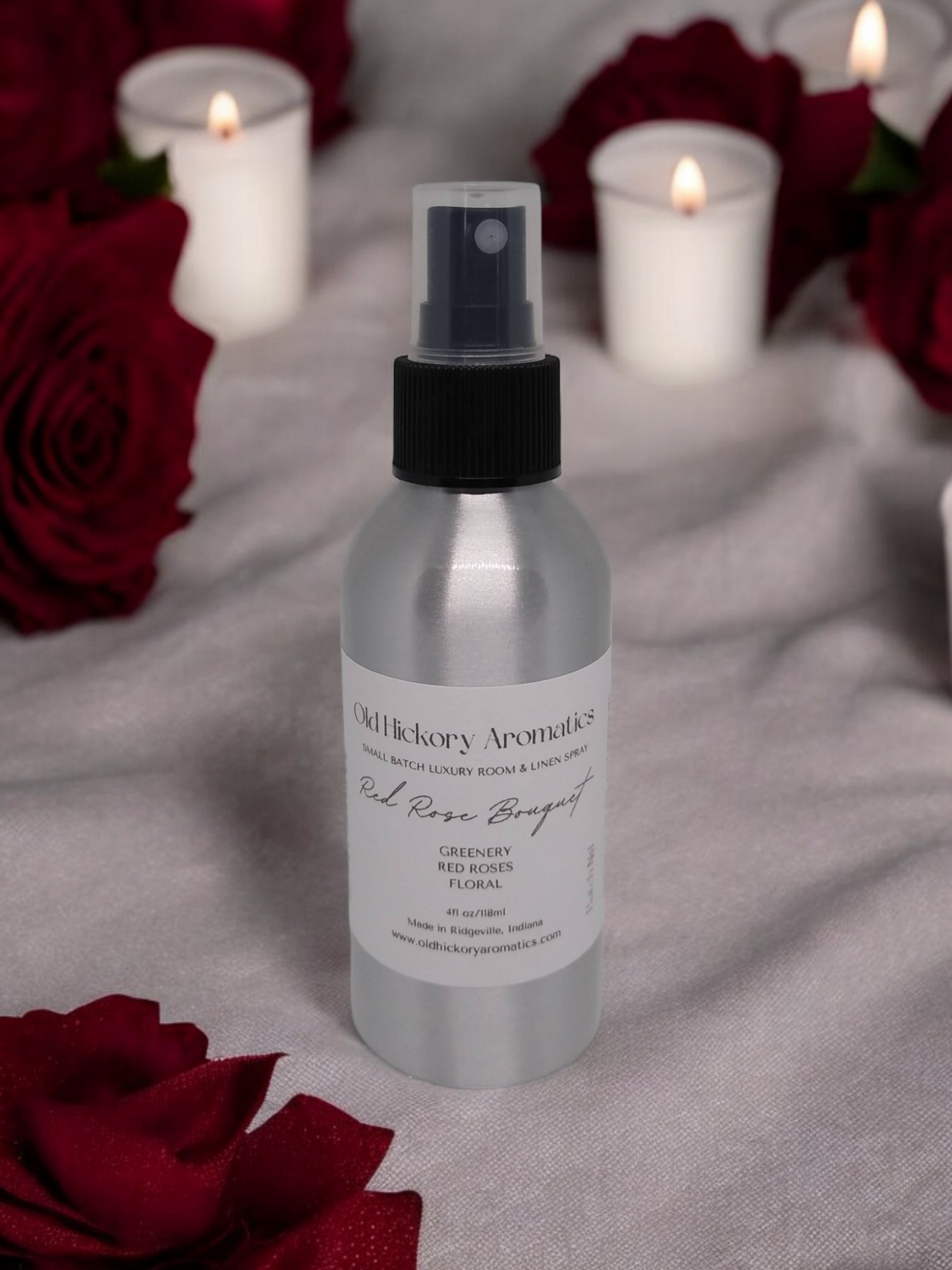 Red Rose Bouquet Room and Linen Spray