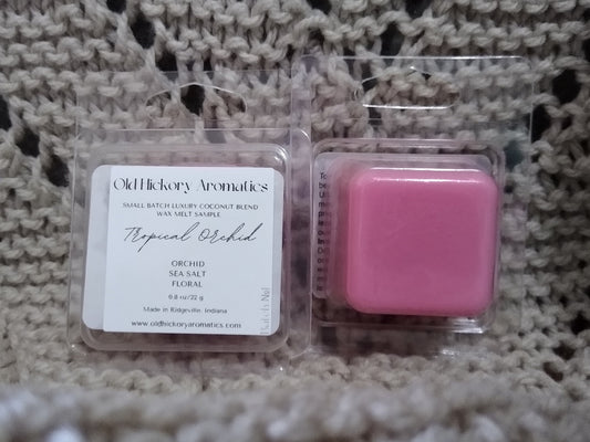 Tropical Orchid Wax Melt Sample
