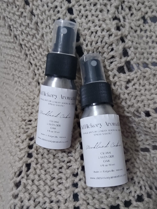 Woodland Cabin Room and Linen Spray Sample