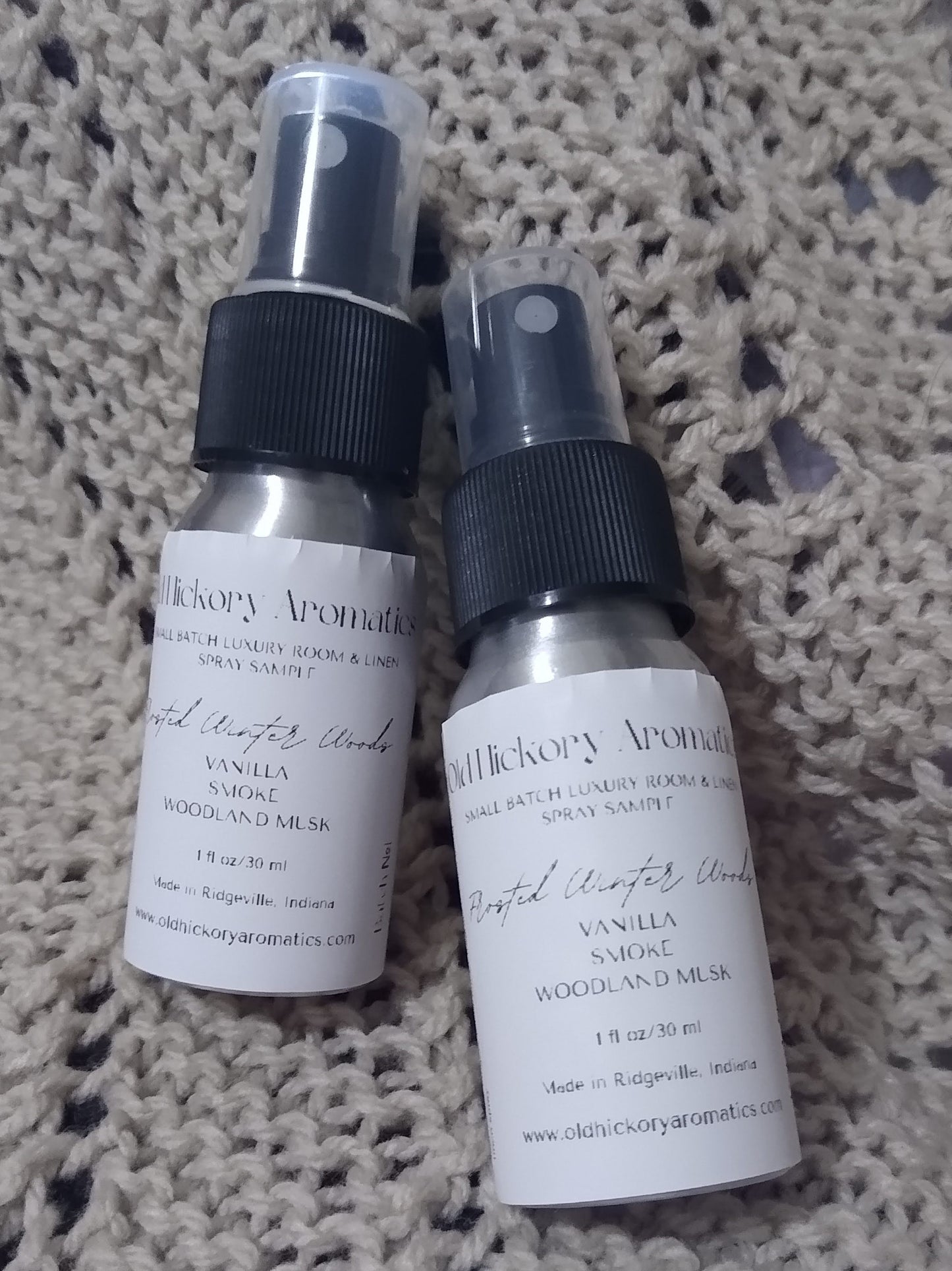 Frosted Winter Woods Room and Linen Spray Sample
