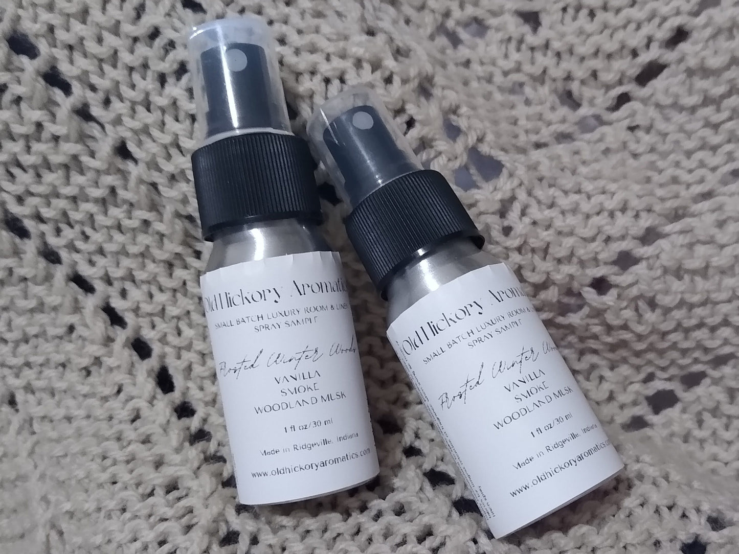 Frosted Winter Woods Room and Linen Spray Sample
