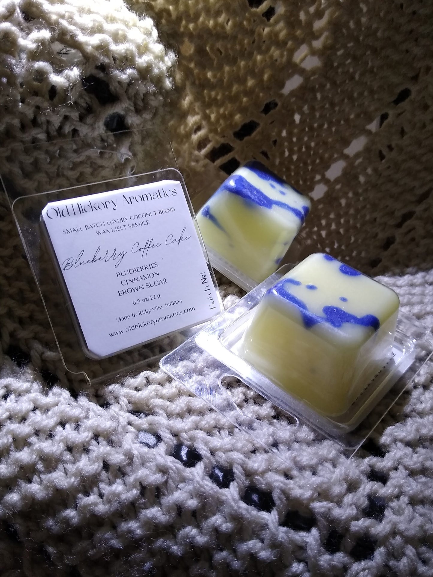 Blueberry Coffee Cake Wax Melt Sample