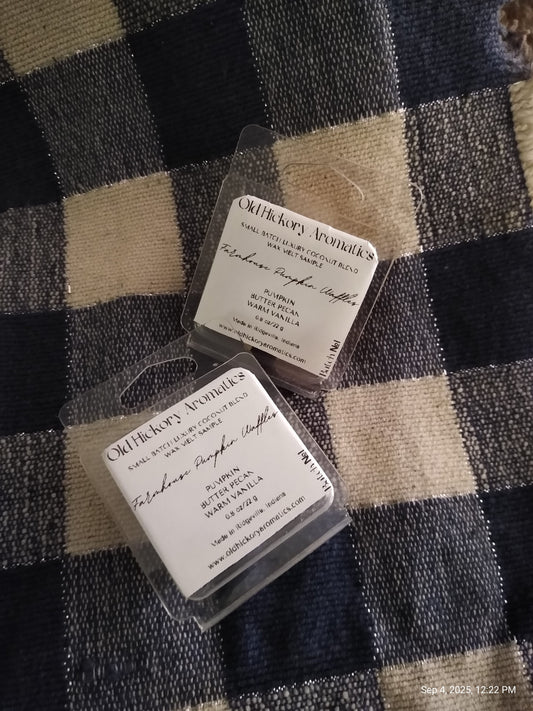 Farmhouse Pumpkin Waffles Wax Melt Sample