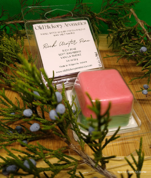 Rich Winter Pine Wax Melt Sample