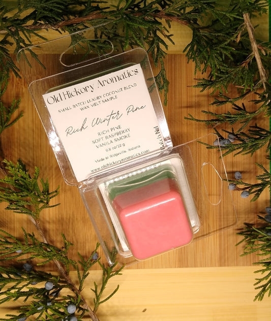 CLEARANCE--Rich Winter Pine Wax Melt Sample