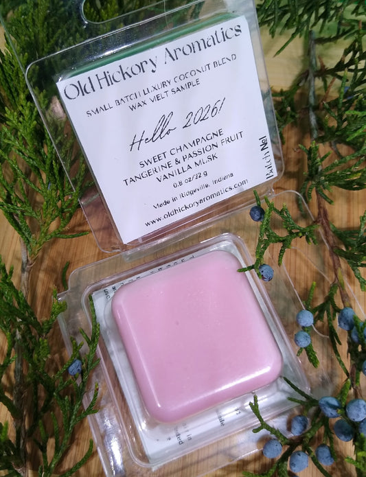 Hello 2026! Wax Melt Sample