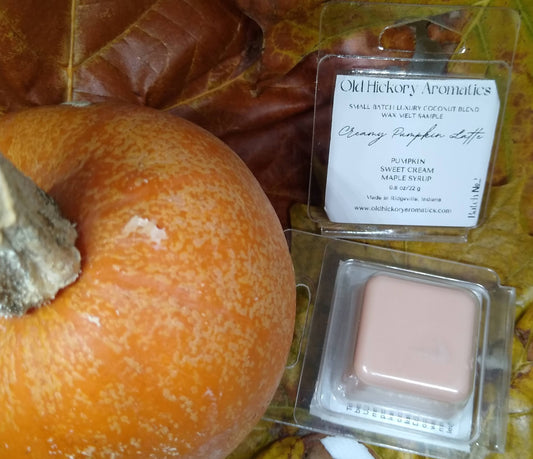 Creamy Pumpkin Latte Wax Melt Sample