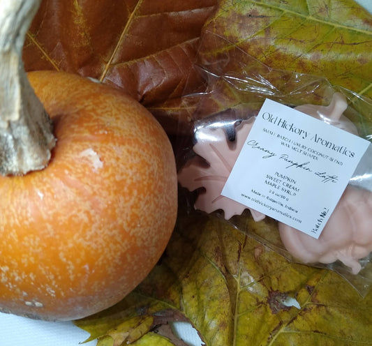 Creamy Pumpkin Latte Wax Melt Shapes